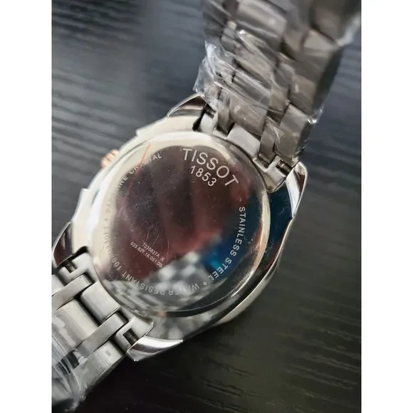 🔥NEW - Tissot Couturier Tachymeter Chronograph Quartz Rose Gold Men's Watch - Picture 3 of 6